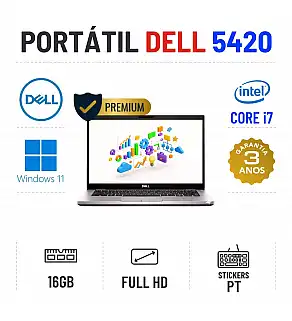 DELL LATITUDE 5420 | 14" FULLHD | i7-1185G7 | 16GB RAM | 480GB SSD DELL LATITUDE 5420 | 14" FULLHD | i7-1185G7 | 16GB RAM | 480GB SSD