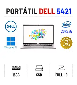 DELL LATITUDE 5421 | 14" FULLHD | I5-11500H | 16GB RAM | 240GB SSD