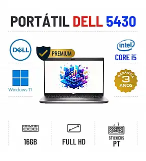 DELL LATITUDE 5430 | 14" FULLHD | i5-1235U | 16GB RAM | 240GB SSD DELL LATITUDE 5430 | 14" FULLHD | i5-1235U | 16GB RAM | 240GB SSD
