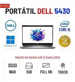 DELL LATITUDE 5430 | 14" TOUCH FULLHD | i5-1235U | 16GB RAM | 240GB SSD
