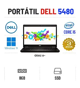DELL LATITUDE 5480 | 14.1" | i5-7200U | 8GB RAM | SSD