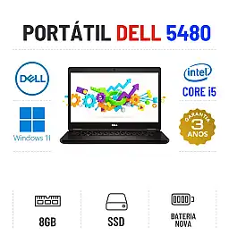 DELL LATITUDE 5480 | 14" | i5-7200U | 8GB RAM | SSD | BATERIA NOVA