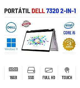 DELL LATITUDE 7320 2-IN-1 | 13.3" TOUCH FULLHD | I5-1140G7 | 16GB RAM | 240GB SSD