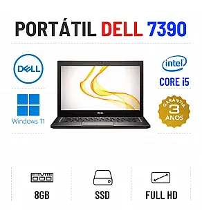 DELL LATITUDE 7390 | 13.3" FULLHD | i5-8350U | 8GB RAM | 240GB SSD