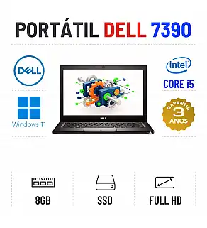 DELL LATITUDE 7390 | 13.3" FULLHD | i5-8350U | 8GB RAM | SSD