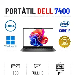 DELL LATITUDE 7400 | 14" FULLHD | i5-8365U | 8GB RAM | 240GB SSD