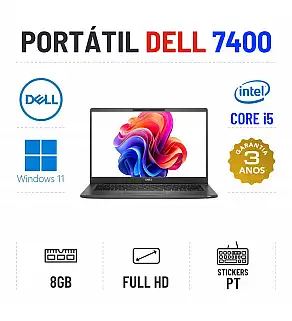 DELL LATITUDE 7400 | 14" FULLHD | i5-8365U | 8GB RAM | 240GB SSD