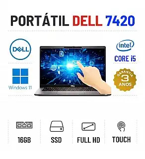 DELL LATITUDE 7420 | 14" TOUCH FULLHD | i5-1145G7 | 16GB RAM | 480GB SSD DELL LATITUDE 7420 | 14" TOUCH FULLHD | i5-1145G7 | 16GB RAM | 480GB SSD