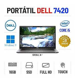DELL LATITUDE 7420 | 14" TOUCH FULLHD | i5-1145G7 | 16GB RAM | 480GB SSD