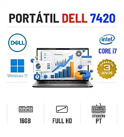 DELL LATITUDE 7420 | 14" FULLHD | i7-1185G7 | 16GB RAM | 240GB SSD