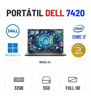 DELL LATITUDE 7420 | 14" FULLHD | i7-1185G7 | 32GB RAM | 480GB SSD