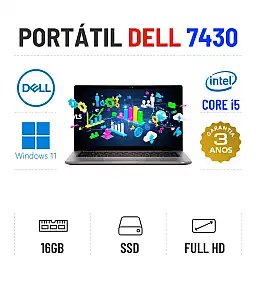 DELL LATITUDE 7430 | 14" FULLHD | i5-1245U | 16GB RAM | 240GB SSD