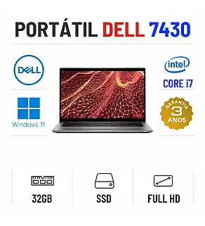 DELL LATITUDE 7430 | 14" FULLHD | i7-1265U | 32GB RAM | 960GB SSD DELL LATITUDE 7430 | 14" FULLHD | i7-1265U | 32GB RAM | 960GB SSD