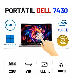 DELL LATITUDE 7430 | 14" TOUCH FULLHD | i7-1265U | 32GB RAM | 240GB SSD