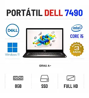 DELL LATITUDE 7490 | 14" FULLHD | i5-8350U | 8GB RAM | 240GB SSD
