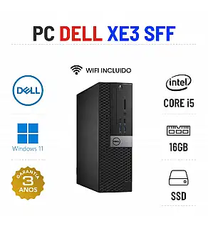 DELL OPTIPLEX XE3 SFF | I5-8600 | 16GB RAM | 480GB SSD | OFERTA DE OFFICE 2021 DELL OPTIPLEX XE3 SFF | I5-8600 | 16GB RAM | 480GB SSD | OFERTA DE OFFICE 2021
