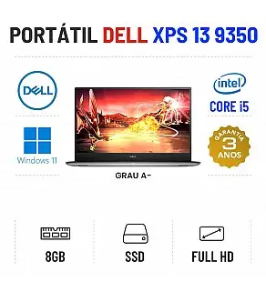DELL XPS 13 9350 | 13.3" FULLHD | i5-6200U | 8GB RAM | 240GB SSD