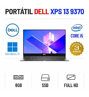DELL XPS 13 9370 | 13.3" FULLHD | i5-8250U | 8GB RAM | 240GB SSD