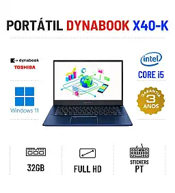TOSHIBA / DYNABOOK PORTEGE X40-K | 14" FULLHD | i5-1240P | 32GB RAM | 480GB SSD