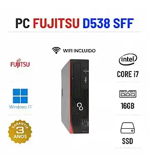FUJITSU ESPRIMO D538 SFF | i7-8700 | 16GB RAM | 240GB SSD FUJITSU ESPRIMO D538 SFF | i7-8700 | 16GB RAM | 240GB SSD