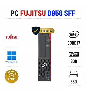FUJITSU ESPRIMO D958 SFF | i7-8700 | 8GB RAM | 240GB SSD FUJITSU ESPRIMO D958 SFF | i7-8700 | 8GB RAM | 240GB SSD