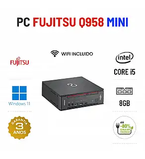 FUJITSU ESPRIMO Q958 MICRO/MINI | i5-8400T | 8GB RAM | 240GB SSD | OFERTA DE OFFICE 2021