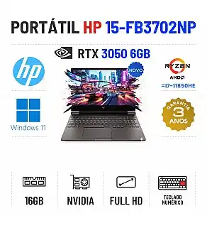 VICTUS BY HP GAMING | 15.6'' FULLHD | RYZEN 5 = I7-11850HE | 16GB RAM | 480GB SSD | RTX3050 6GB | TECLADO NUMÉRICO VICTUS BY HP GAMING | 15.6'' FULLHD | RYZEN 5 = I7-11850HE | 16GB RAM | 480GB SSD | RTX3050 6GB | TECLADO NUMÉRICO