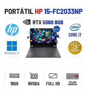 HP VICTUS 15 | 15.6'' FULLHD 144Hz | i7-13620H | 16GB RAM | 960GB SSD | NVIDIA RTX5060 8GB