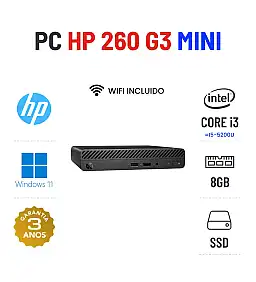 HP 260 G3 MICRO/MINI | i3-7100U=I5-5200U | 8GB RAM | SSD HP 260 G3 MICRO/MINI | i3-7100U=I5-5200U | 8GB RAM | SSD