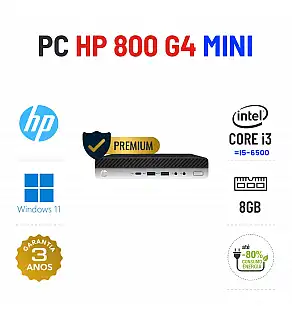 HP ELITEDESK 800 G4 MINI | i3-8100T = I5-6500 | 8GB RAM | SSD | OFERTA DE OFFICE 2021