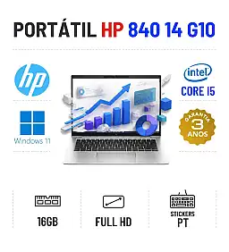 HP ELITEBOOK 840 14 G10 | 14'' FULLHD | I5-1345U | 16GB RAM | 240GB SSD