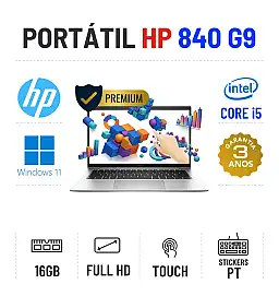 HP ELITEBOOK 840 14 G9 | 14'' TOUCH FULLHD | I5-1245U | 16GB RAM | 480GB SSD