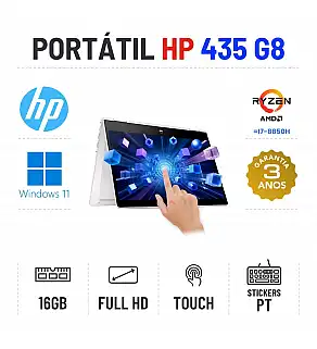 HP PROBOOK X360 435 G8 | 13.3" TOUCH FULLHD | RYZEN 3 = i7-8850H | 16GB RAM | 240GB SSD HP PROBOOK X360 435 G8 | 13.3" TOUCH FULLHD | RYZEN 3 = i7-8850H | 16GB RAM | 240GB SSD