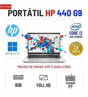 HP PROBOOK 440 G9 | 14" FULLHD | i3-1215U=i5-1145G7 | 8GB RAM | SSD