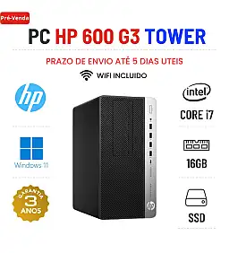 HP 600 G3 TOWER | i7-6700 | 16GB RAM | 240GB SSD