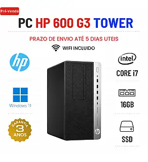 HP 600 G3 TOWER | i7-6700 | 16GB RAM | 240GB SSD