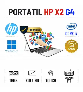 HP ELITE X2 G4 | 12.3" TOUCH FULLHD | I7-8565U | 16GB RAM | 240GB SSD