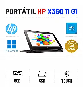 HP PROBOOK X360 11 G1 EE | 11.6" TOUCH | PENTIUM N4200 | 8GB RAM | SSD