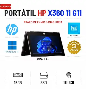 HP PRO X360 FORTIS 11 G11 | 11.6" TOUCH | N100=I5-7200U | 16GB RAM | 240GB SSD