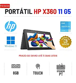 HP PROBOOK X360 11 G5 EE | 11.6" TOUCH | PENTIUM N5030 | 8GB RAM | SSD