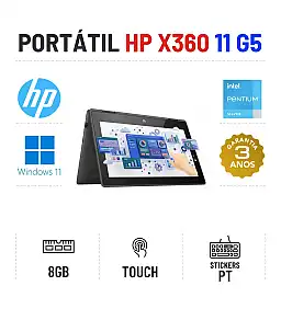 HP PROBOOK X360 11 G5 EE | 11.6" TOUCH | PENTIUM N5030 | 8GB RAM | SSD | OFERTA DE OFFICE 2021