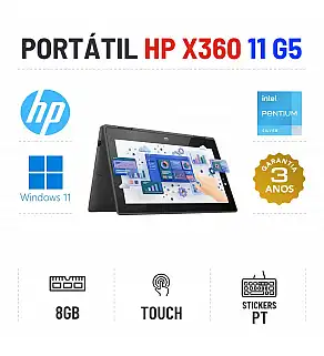 HP PROBOOK X360 11 G5 EE | 11.6" TOUCH | PENTIUM N5030 | 8GB RAM | SSD | OFERTA DE OFFICE 2021