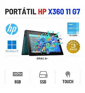 HP PROBOOK X360 11 G7 | 11.6" TOUCH | N6000=I5-5200U | 8GB RAM | SSD | OFERTA DE OFFICE