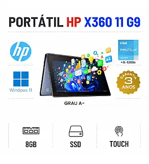 HP PRO X360 FORTIS 11 G9 | 11.6" TOUCH | N6000 = I5-5200U | 8GB RAM | SSD | OFERTA DE OFFICE 2021