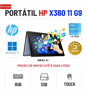 HP PRO X360 FORTIS 11 G9 | 11.6" TOUCH | N6000 = I5-5200U | 8GB RAM | SSD | OFERTA DE OFFICE 2021