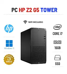 HP Z2 G5 TOWER | i7-10700 | 16GB RAM | 480GB SSD | OFERTA DE OFFICE 2021