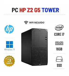 HP Z2 G5 TOWER | i7-10700 | 16GB RAM | 480GB SSD | OFERTA DE OFFICE 2021