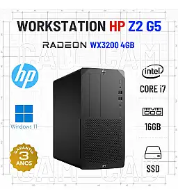 WORKSTATION HP Z2 G5 TOWER | i7-10700 | 16GB RAM | 480GB SSD | WX3200-4GB 
