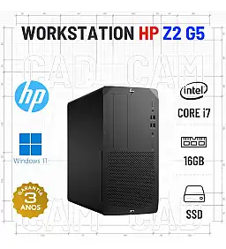 WORKSTATION HP Z2 G5 TOWER | i7-10700 | 16GB RAM | 480GB SSD | OFERTA DE OFFICE 2021
