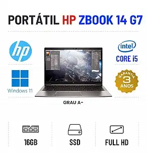 HP ZBOOK FIREFLY 14 G7 | 14" FULLHD | i5-10310U | 16GB RAM | 240GB SSD